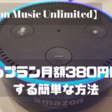AmazonEcho月額380円TOP